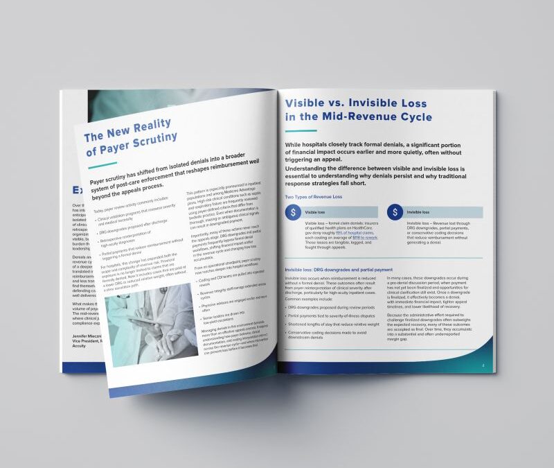 Accuity Whitepaper: Denials, Downgrades, and the Mid-Revenue Cycle