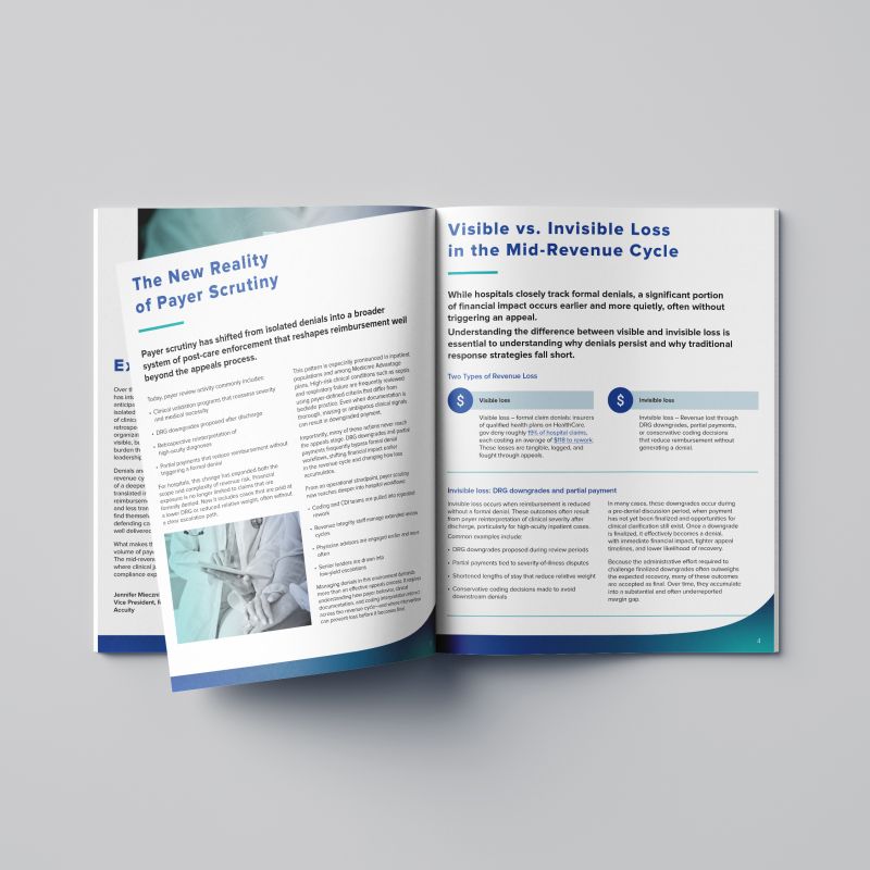 Accuity Whitepaper: Denials, Downgrades, and the Mid-Revenue Cycle